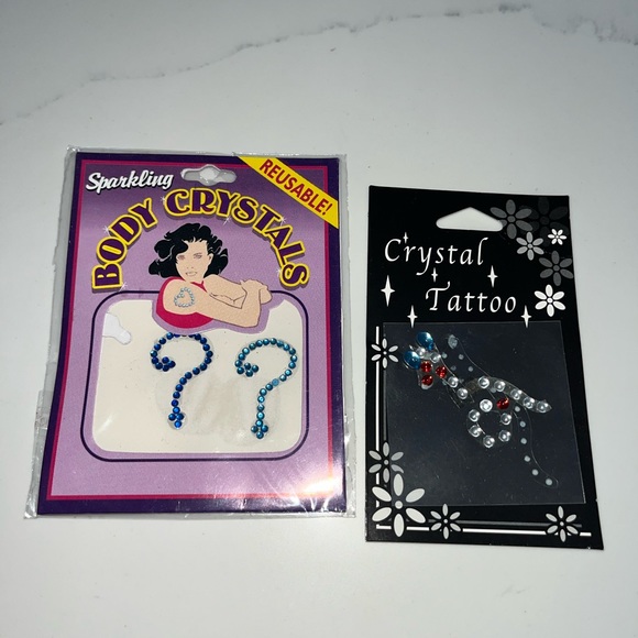 NWOT 7 glitter tattoos for your skin, books, phone, bags, cards, anywhere! - Picture 5 of 10